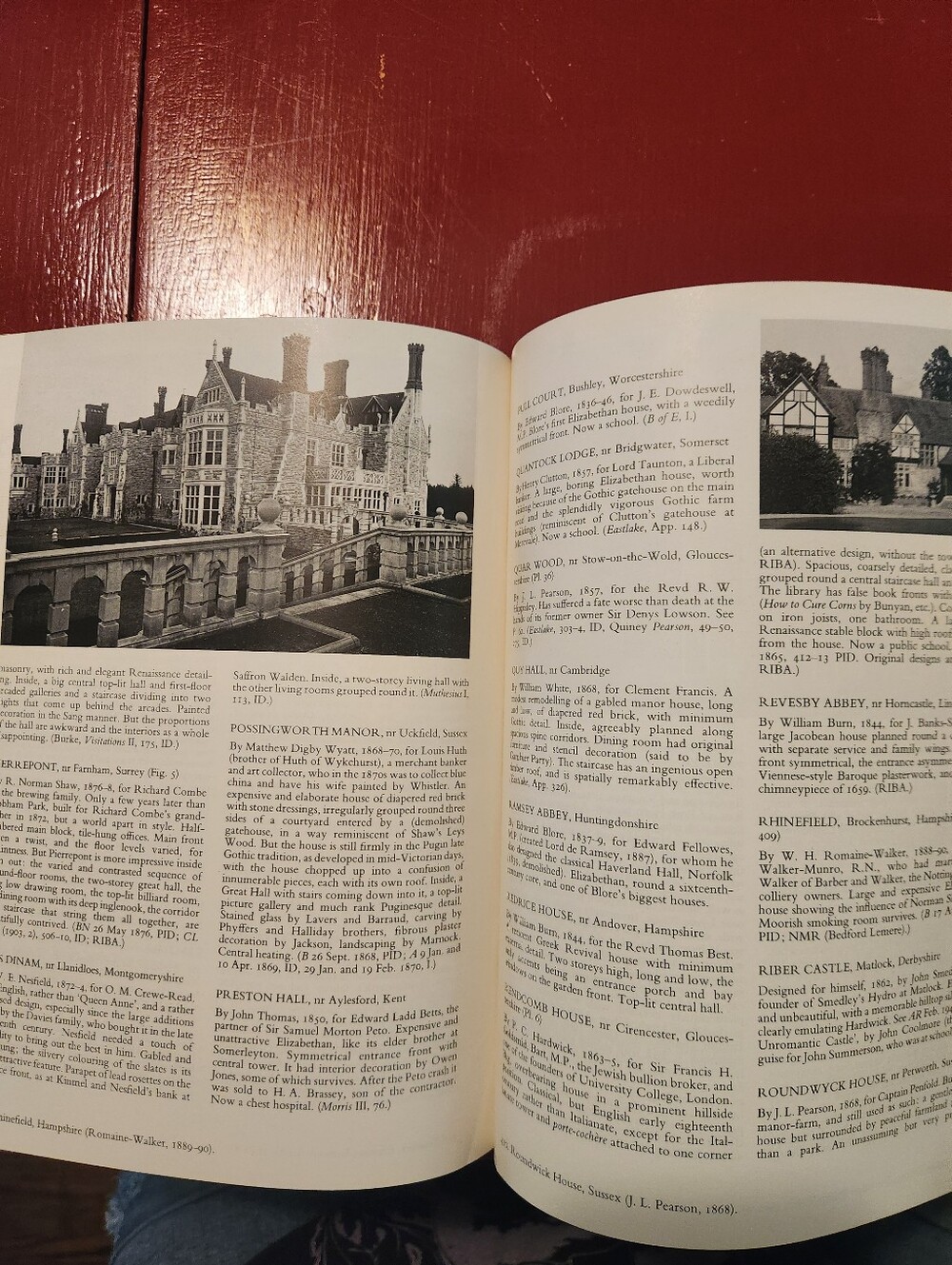 Mark Girouard "The Victorian Country House" Illustrated Book - Red and Cream - Picture 12 of 12